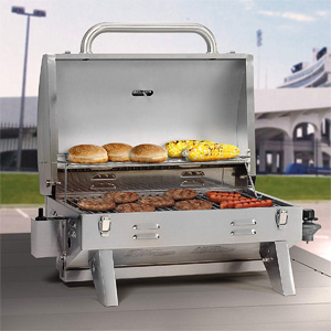 Gas grill features 