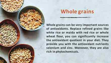 Replace Refined Grains with Whole Grains